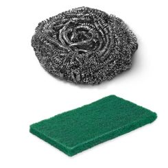 GREEN SCRUBBER & SS SCOURER COMBO 508 x 306 px